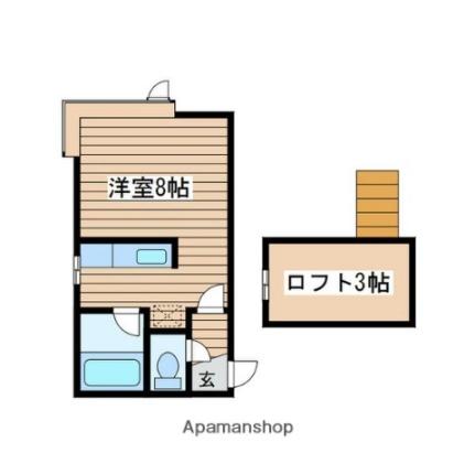 ツインコートＢ 202｜北海道札幌市北区麻生町３丁目(賃貸アパート1R・3階・18.03㎡)の写真 その2