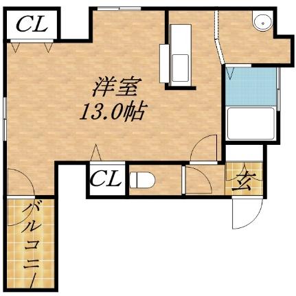 ピアチェーレ 503｜北海道札幌市北区北二十二条西６丁目(賃貸マンション1K・5階・32.81㎡)の写真 その2