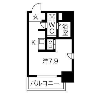 アストリア北大前 702｜北海道札幌市北区北二十条西４丁目(賃貸マンション1K・7階・20.91㎡)の写真 その2