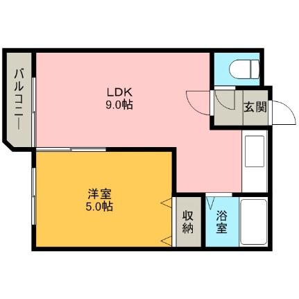 ノースシャトー 302｜北海道札幌市北区麻生町３丁目(賃貸マンション1LDK・3階・30.00㎡)の写真 その2