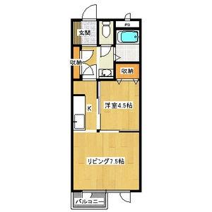 カーサ雅元町 402｜北海道札幌市東区北二十二条東１７丁目(賃貸マンション1LDK・4階・32.80㎡)の写真 その2