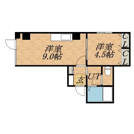 グランドールＫ 0302｜北海道札幌市東区北十六条東１５丁目(賃貸マンション1LDK・3階・30.00㎡)の写真 その2