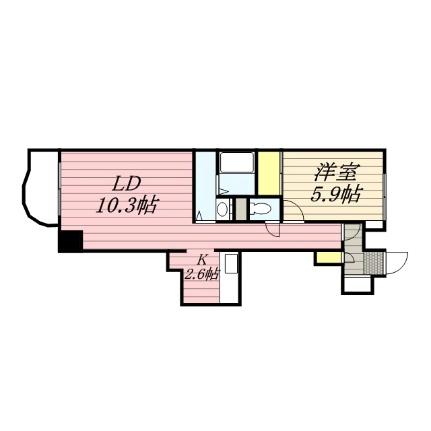 ビラ・サンライト第2 0706｜北海道札幌市東区伏古八条３丁目(賃貸マンション1LDK・7階・48.67㎡)の写真 その2