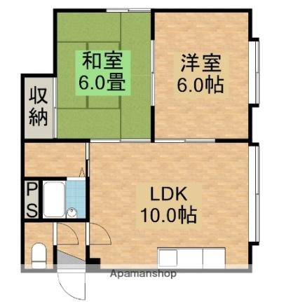 月寒エミナースＢ 201｜北海道札幌市豊平区月寒東二条１９丁目(賃貸アパート2LDK・3階・46.21㎡)の写真 その2