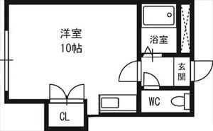 ＩＮＯＶＥ札幌平岸2条 00416｜北海道札幌市豊平区平岸二条２丁目(賃貸マンション1R・4階・22.91㎡)の写真 その2