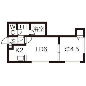 カルムプラッツ 105｜北海道札幌市豊平区平岸六条９丁目(賃貸アパート1DK・2階・27.95㎡)の写真 その2