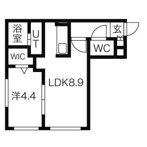 グランメゾン豊平 405｜北海道札幌市豊平区豊平四条７丁目(賃貸マンション1LDK・4階・32.26㎡)の写真 その2