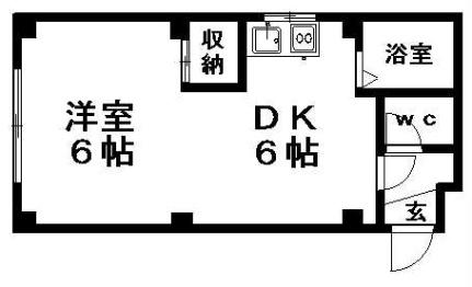 ツインスターＡＶＥ 306｜北海道札幌市豊平区豊平八条１０丁目(賃貸マンション1DK・3階・24.32㎡)の写真 その2