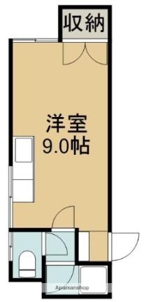 コーポピロッティ 104｜北海道函館市海岸町(賃貸アパート1R・2階・21.12㎡)の写真 その2