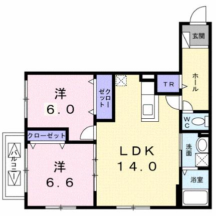 ウインレジデンス 303｜北海道函館市港町１丁目(賃貸マンション2LDK・3階・62.18㎡)の写真 その2