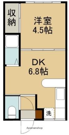 タクタクハイツ 202｜北海道函館市中道２丁目(賃貸マンション1DK・2階・24.29㎡)の写真 その2