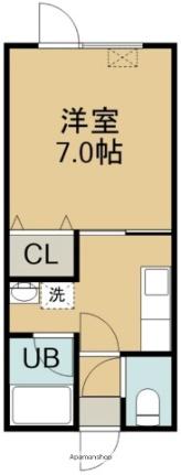 シングルコート上野II 204｜北海道函館市上野町(賃貸アパート1K・2階・22.32㎡)の写真 その2