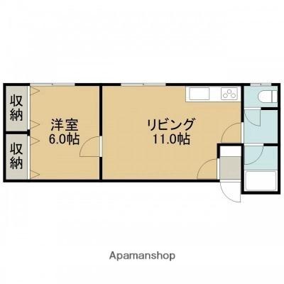 コーポ第1ダックス 202｜北海道函館市美原１丁目(賃貸アパート1DK・2階・32.72㎡)の写真 その2