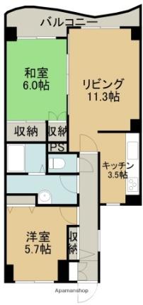 マンションリヴァージュ 110｜北海道函館市田家町(賃貸マンション2LDK・1階・61.92㎡)の写真 その2