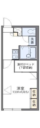 レオパレスプレミールＳ＆Ｎ 201｜北海道函館市赤川１丁目(賃貸アパート1K・2階・23.18㎡)の写真 その2