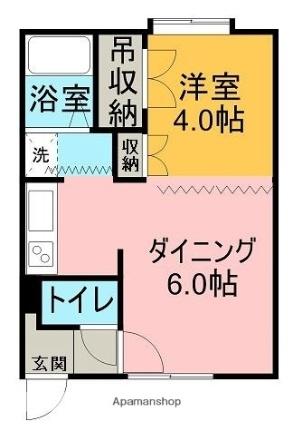 北海道網走市字潮見(賃貸アパート1DK・1階・28.87㎡)の写真 その2