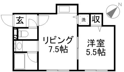 プロシード札幌 405｜北海道札幌市豊平区中の島二条２丁目(賃貸マンション1DK・4階・31.96㎡)の写真 その2