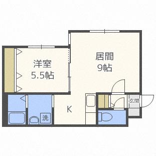 レストシティ琴似 302｜北海道札幌市西区琴似四条６丁目(賃貸マンション1LDK・3階・41.25㎡)の写真 その2