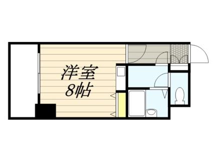 北海道札幌市豊平区中の島一条３丁目(賃貸マンション1R・6階・24.15㎡)の写真 その2