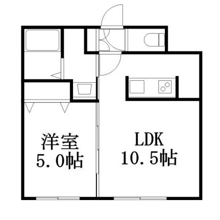 シティプレミア豊平 308｜北海道札幌市豊平区豊平二条１０丁目(賃貸マンション1LDK・3階・32.25㎡)の写真 その2