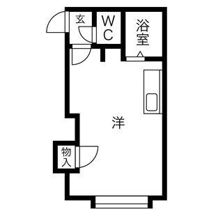ビバーク平岸 103｜北海道札幌市豊平区平岸一条２丁目(賃貸アパート1R・2階・19.18㎡)の写真 その2
