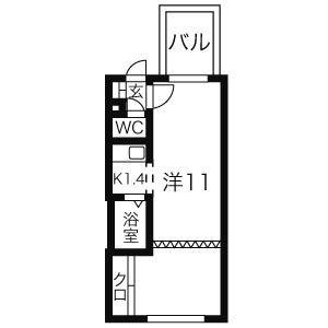 スパシエルクス平岸97＆98 98201｜北海道札幌市豊平区平岸一条１丁目(賃貸マンション1K・2階・27.36㎡)の写真 その2