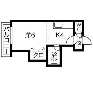 グリーンホームズ 405｜北海道札幌市豊平区平岸四条１３丁目(賃貸マンション1DK・4階・24.72㎡)の写真 その2