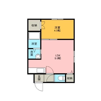 桜イーストコート月寒 406 ｜ 北海道札幌市豊平区月寒東二条３丁目（賃貸マンション1LDK・4階・31.25㎡） その2