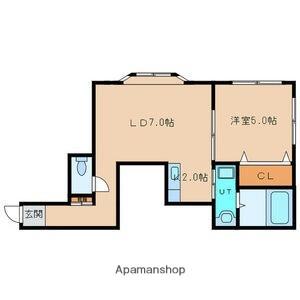 北海道札幌市厚別区厚別中央五条６丁目（賃貸アパート1LDK・3階・32.14㎡） その2