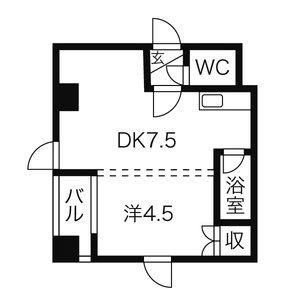 プルミエール平岸 303｜北海道札幌市豊平区平岸一条８丁目(賃貸マンション1DK・3階・24.60㎡)の写真 その2