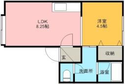 🉐敷金礼金0円！🉐函館本線 白石駅 徒歩15分