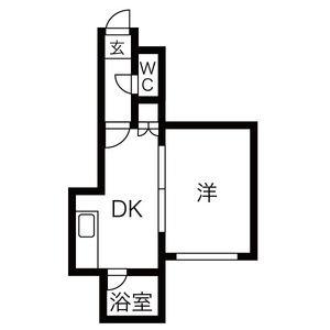 ハーベストV 406｜北海道札幌市豊平区福住一条３丁目(賃貸マンション1DK・4階・26.40㎡)の写真 その2