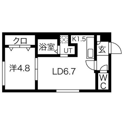 オリエントヒルズ平岸 301｜北海道札幌市豊平区平岸三条９丁目(賃貸マンション1LDK・3階・30.80㎡)の写真 その2