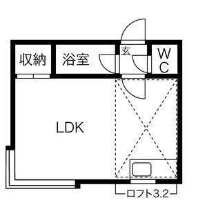 ジョイパレス 201｜北海道札幌市豊平区平岸二条３丁目(賃貸アパート1K・3階・22.00㎡)の写真 その2