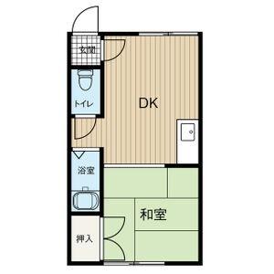 コーポ八大 005｜北海道札幌市豊平区月寒東二条６丁目(賃貸アパート1DK・2階・22.32㎡)の写真 その2