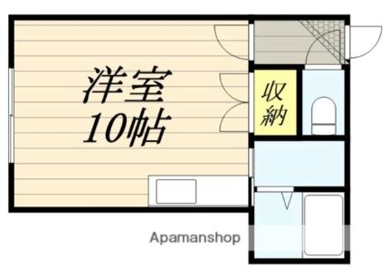 フロンティア57 308｜北海道札幌市豊平区月寒東五条７丁目(賃貸アパート1R・3階・22.02㎡)の写真 その2