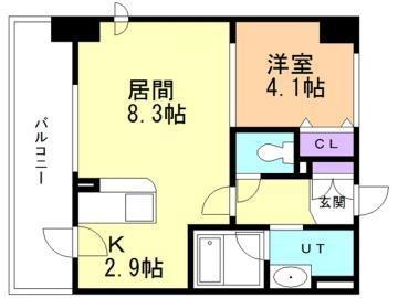 ＳーＦＯＲＴ豊平三条 00707｜北海道札幌市豊平区豊平三条２丁目(賃貸マンション1LDK・7階・35.40㎡)の写真 その2