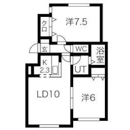 菊水駅 7.0万円