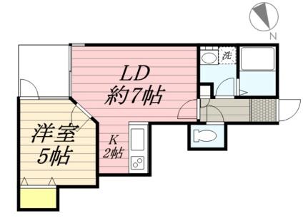 チュティ平岸 101｜北海道札幌市豊平区平岸六条１６丁目(賃貸アパート1LDK・1階・32.24㎡)の写真 その2