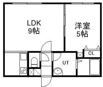 アストレア 305｜北海道札幌市白石区北郷三条４丁目(賃貸マンション1LDK・3階・30.96㎡)の写真 その2