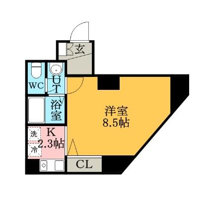 ベルヴィコート豊平IV 501｜北海道札幌市豊平区豊平四条１０丁目(賃貸マンション1K・5階・26.07㎡)の写真 その2