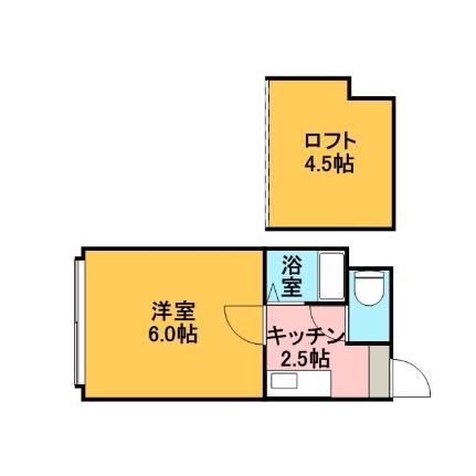 クロスコート 203｜北海道札幌市中央区南八条西１３丁目(賃貸マンション1K・2階・20.25㎡)の写真 その2