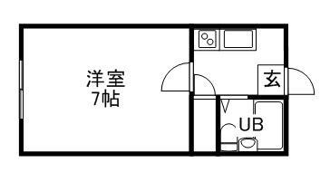 デジュネレジデンス 203｜北海道札幌市中央区南五条西１１丁目(賃貸アパート1K・2階・17.39㎡)の写真 その2