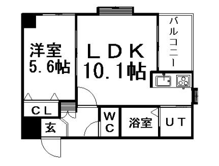 ノヴァクリスタル 805 ｜ 北海道札幌市中央区南三条西８丁目（賃貸マンション1LDK・8階・36.34㎡） その2