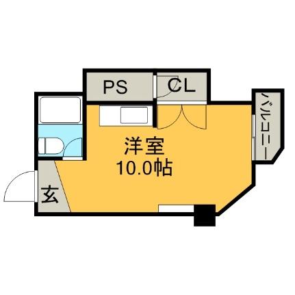 クレストコート北大前 402｜北海道札幌市北区北十八条西５丁目(賃貸マンション1R・4階・19.44㎡)の写真 その2