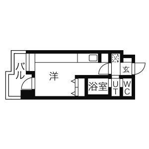 ＬＡＶＩＴＡ410 402 ｜ 北海道札幌市中央区南四条西１０丁目（賃貸マンション1K・4階・19.71㎡） その2