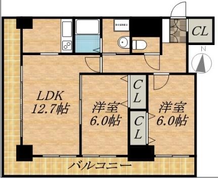 ティアラタワー中島倶楽部（I－IV） 3205｜北海道札幌市中央区南八条西４丁目(賃貸マンション2LDK・30階・61.00㎡)の写真 その2