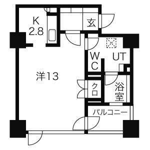 プライムメゾン鴨々川 204｜北海道札幌市中央区南七条西１丁目(賃貸マンション1K・2階・40.51㎡)の写真 その2