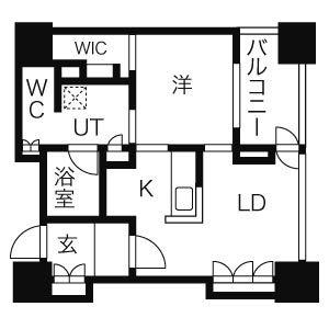 プライムメゾン鴨々川 702｜北海道札幌市中央区南七条西１丁目(賃貸マンション1DK・7階・35.97㎡)の写真 その2