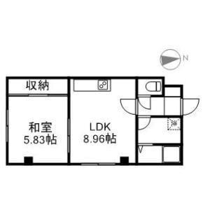 ＳＫマンション 403｜北海道札幌市中央区北五条西１６丁目(賃貸マンション1DK・4階・35.20㎡)の写真 その2